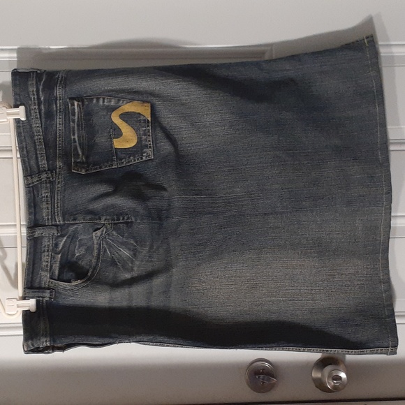 R&b denim skirt - Picture 3 of 9